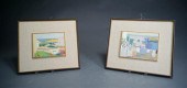 TWO ABSTRACT LANDSCAPES, SIGNE