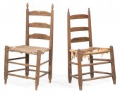 TWO ACADIAN CYPRESS LADDER-BAC