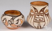 TWO ACOMA PUEBLO INDIAN POLYCH