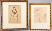 TWO ADOLPHE BORIE STUDIES<br>T