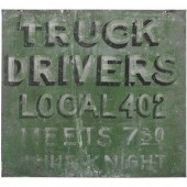 Two Advertising Signs
20th Cen