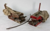 Two Aero Broadcast seed sowers
