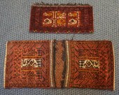 TWO AFGHAN SADDLE BAGS, LARGER