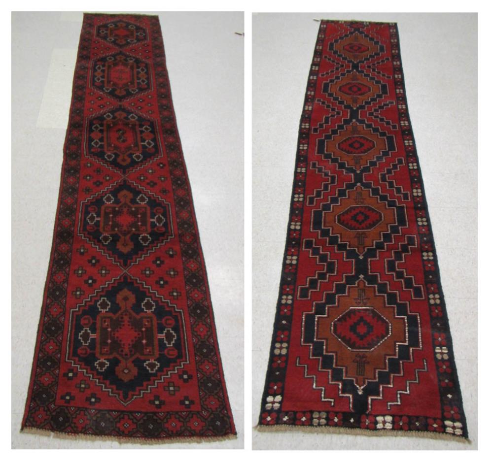 TWO AFGHANI TRIBAL RUNNERS, HAND