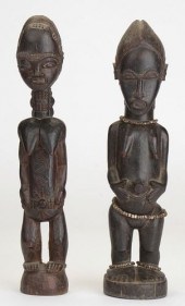TWO AFRICAN BAULE FIGURESTwo A