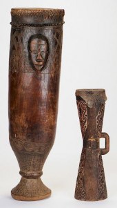 TWO AFRICAN DRUMSTwo African D