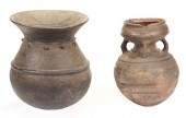 TWO AFRICAN NUPE POTTERY JARST