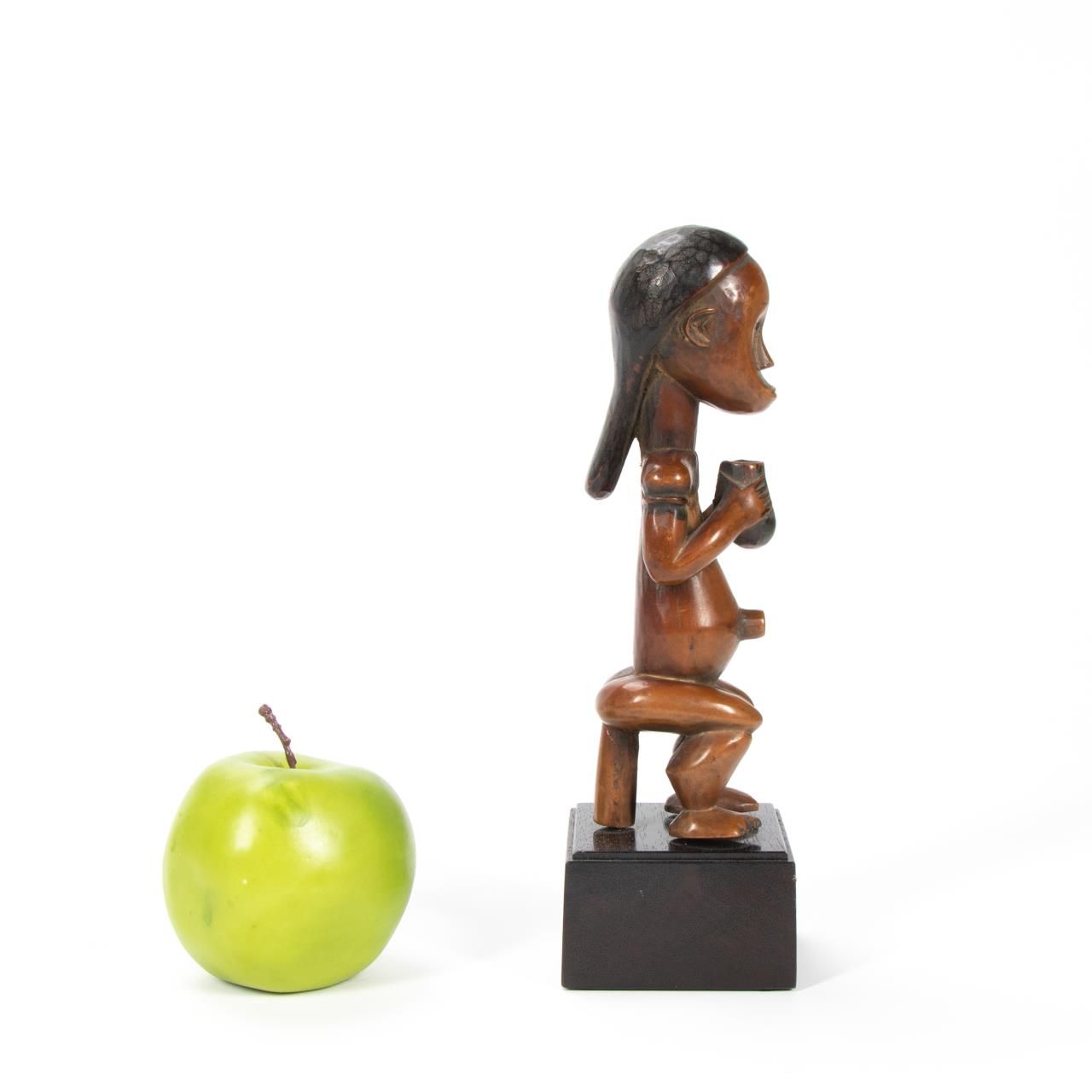 TWO AFRICAN OBJECTS, BASKET & POD