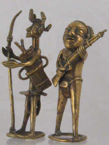 Two African tribal figures one