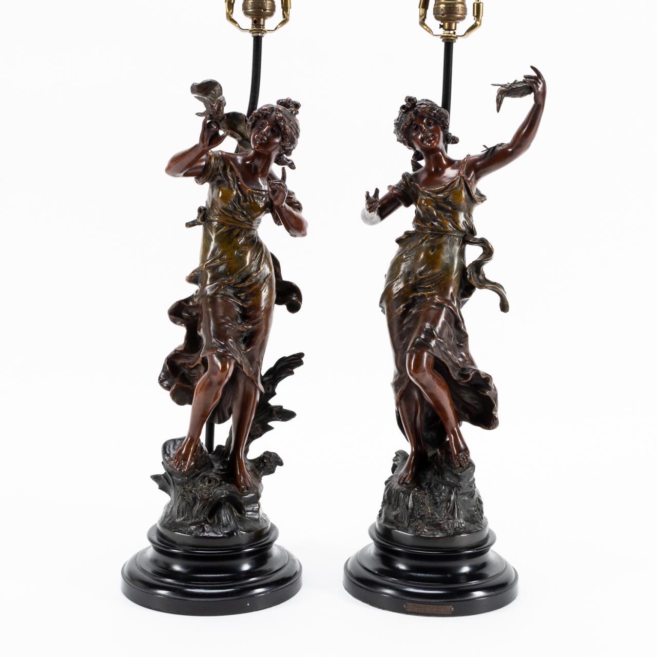 TWO AFTER MOREAU CAST METAL