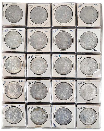 TWO ALBUMS OF U.S. SILVER