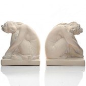 TWO ALLEGORICAL ART DECO BATHI