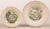 TWO ALPHABET PLATES WITH PROVE