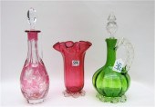 TWO AMERICAN ART GLASS VESSELS