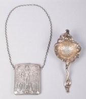 TWO AMERICAN ART NOUVEAU SILVE