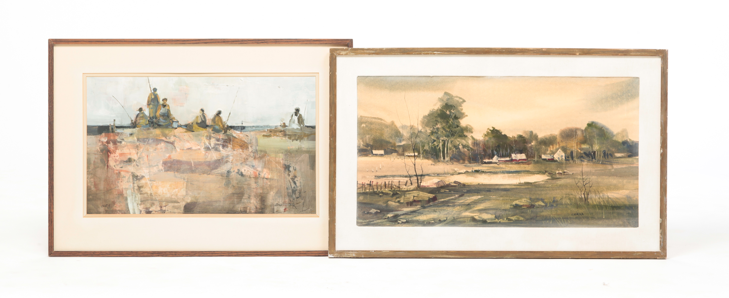 TWO AMERICAN ARTWORKS SIGNED