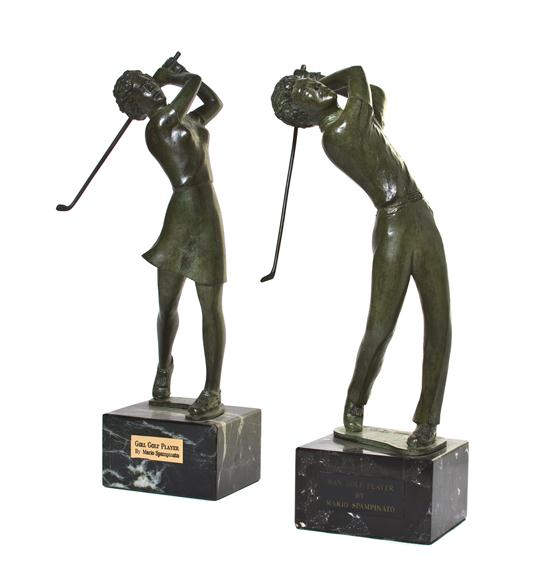 * Two American Bronze Sculptures