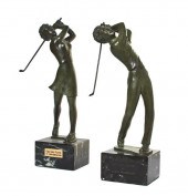 * Two American Bronze Sculptur