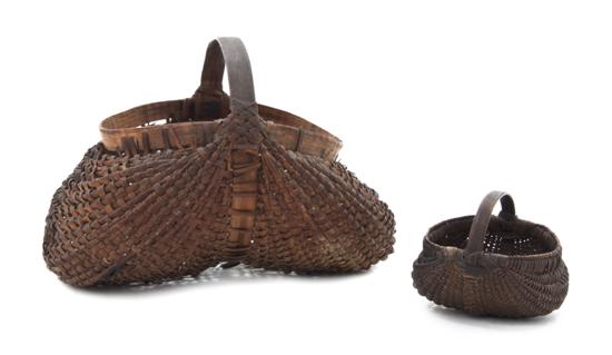 Two American Buttocks Baskets