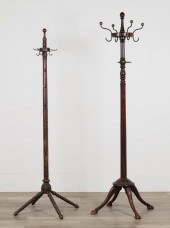 TWO AMERICAN COAT TREESTwo Ame