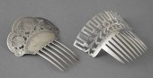 Two American Coin Silver Hair