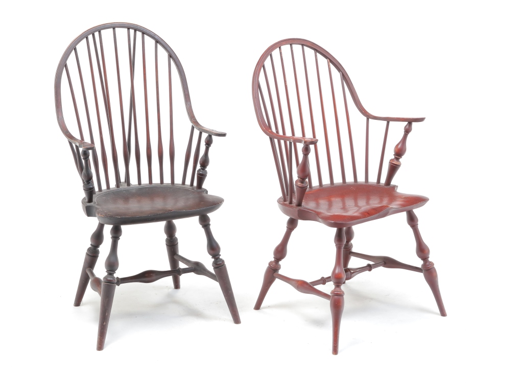 TWO AMERICAN CONTINUOUS ARM WINDSOR