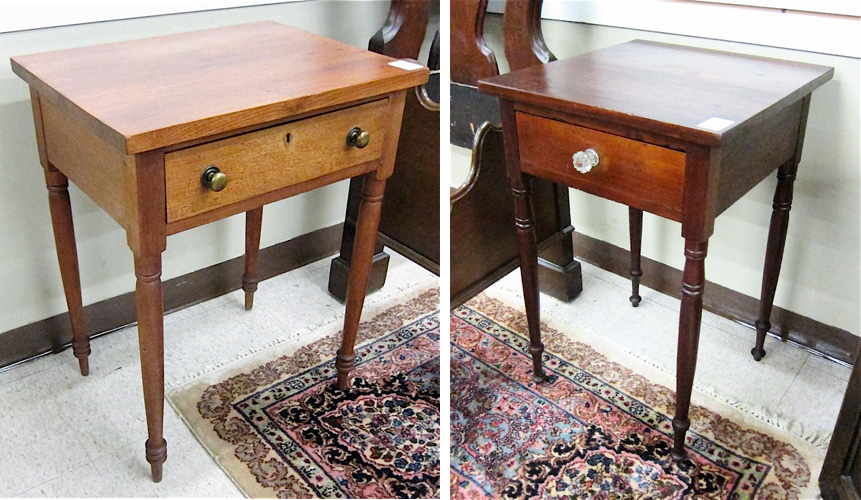 TWO AMERICAN COUNTRY FURNITURE LAMP