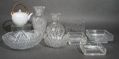 TWO AMERICAN CUT CRYSTAL BOWLS