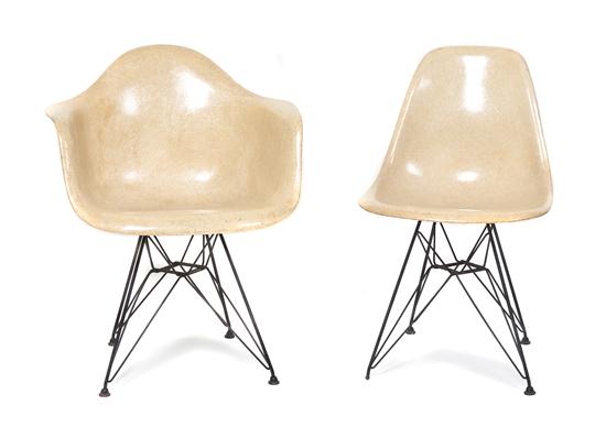 Two American DAX Chairs Charles and