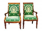 TWO AMERICAN EMPIRE MAHOGANY O