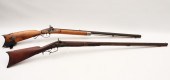 TWO AMERICAN FLINT LOCK RIFLES