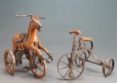 TWO AMERICAN FOLK ART STYLE WO