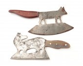 TWO AMERICAN FOX CLEAVERS. Cir