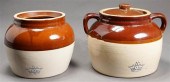 TWO AMERICAN GLAZED CERAMIC JU
