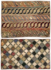 Two American hooked rugs: one