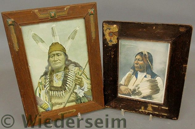 Two American Indian chief prints
