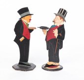 TWO AMERICAN JIGGS ASHTRAY STA