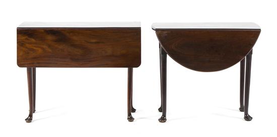 Two American Mahogany Drop-Leaf