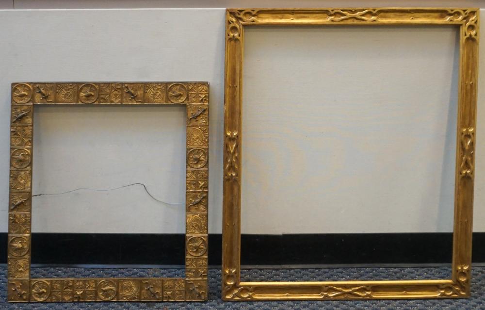 TWO AMERICAN NEOCLASSICAL GILT