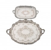 TWO AMERICAN OR BRITISH SILVER