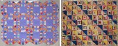 TWO AMERICAN PATCHWORK QUILTS