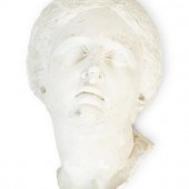 Two American Plaster Masks of