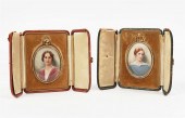 TWO AMERICAN PORTRAIT MINIATUR