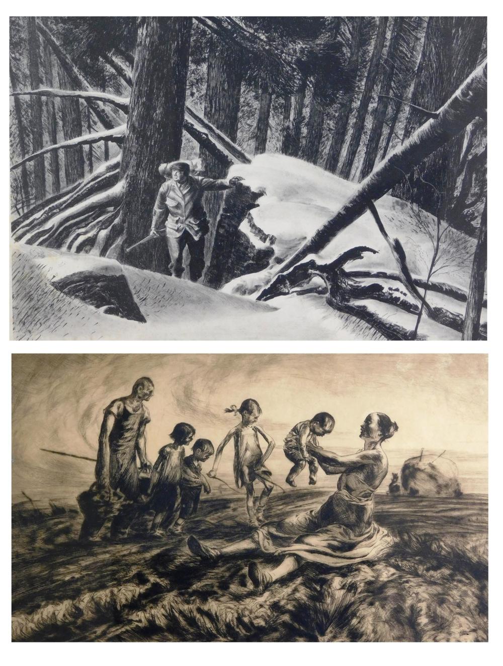 TWO AMERICAN PRINTS, PETER HELCK