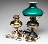 TWO AMERICAN RAYO LAMPS AND PA