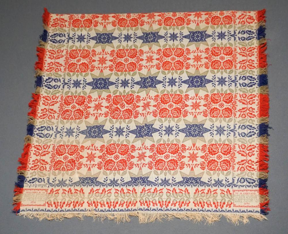 TWO AMERICAN RED, BLUE AND BEIGE