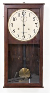 Two American regulator wall cl