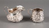 Two American repousse silver c