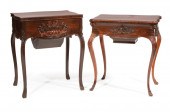 TWO AMERICAN ROCOCO ROSEWOOD W
