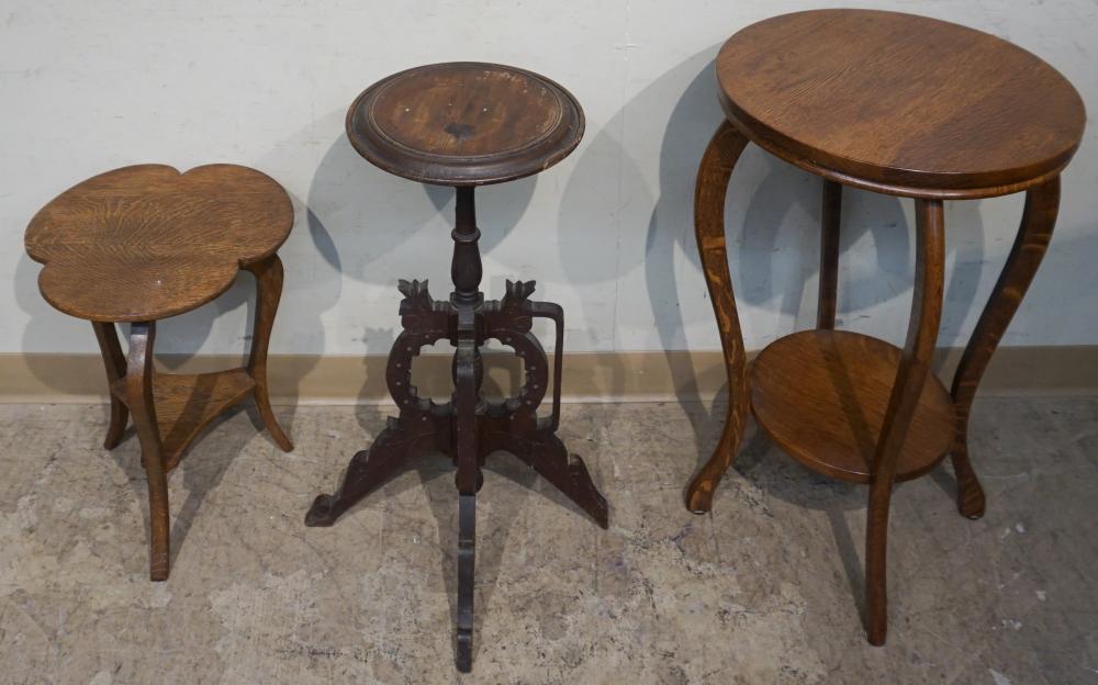 TWO AMERICAN ROCOCO STYLE OAK